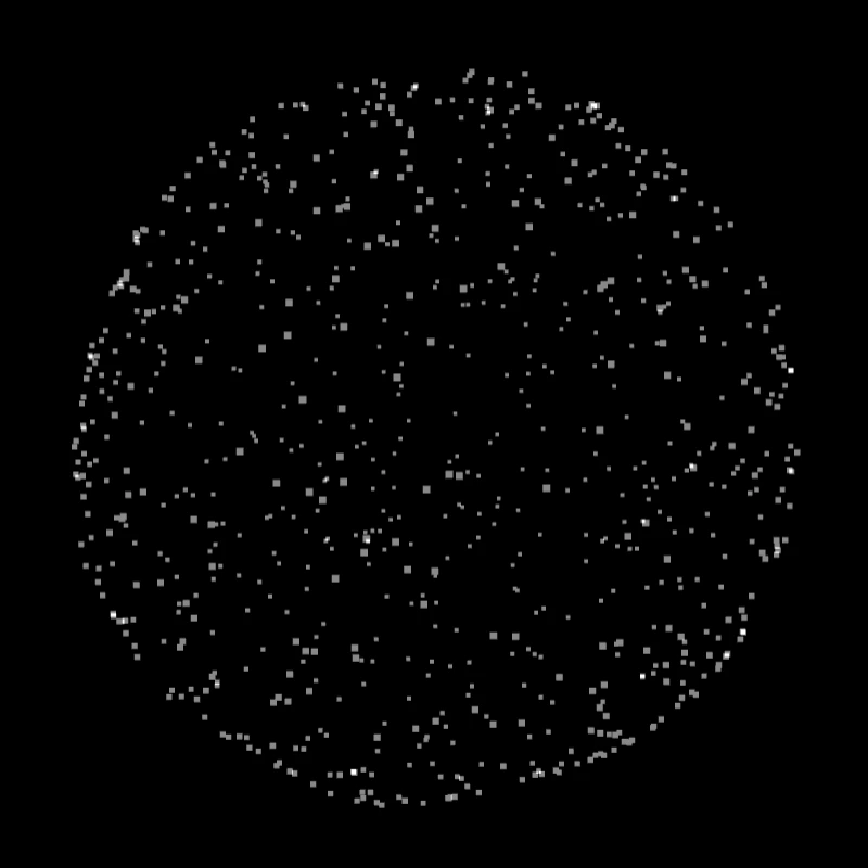 The original React Native orb made from distinct dots
